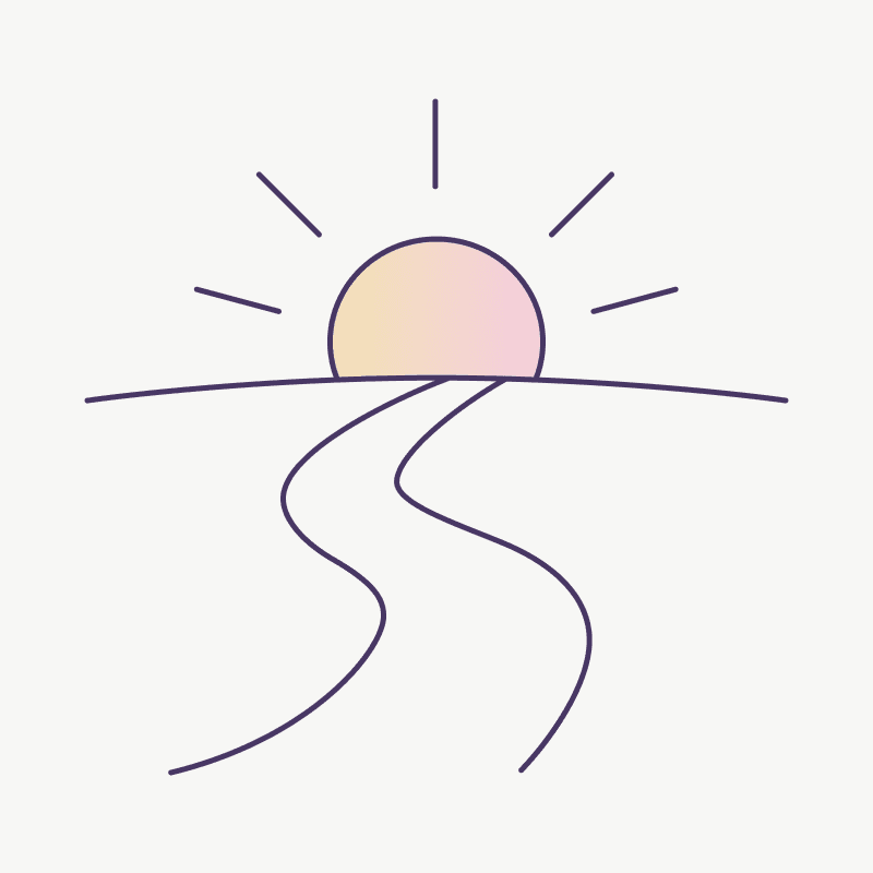 Sunrise illustrating a grounded morning