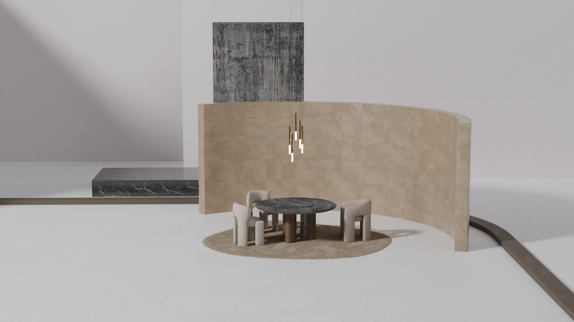 minimalist kitchen set up