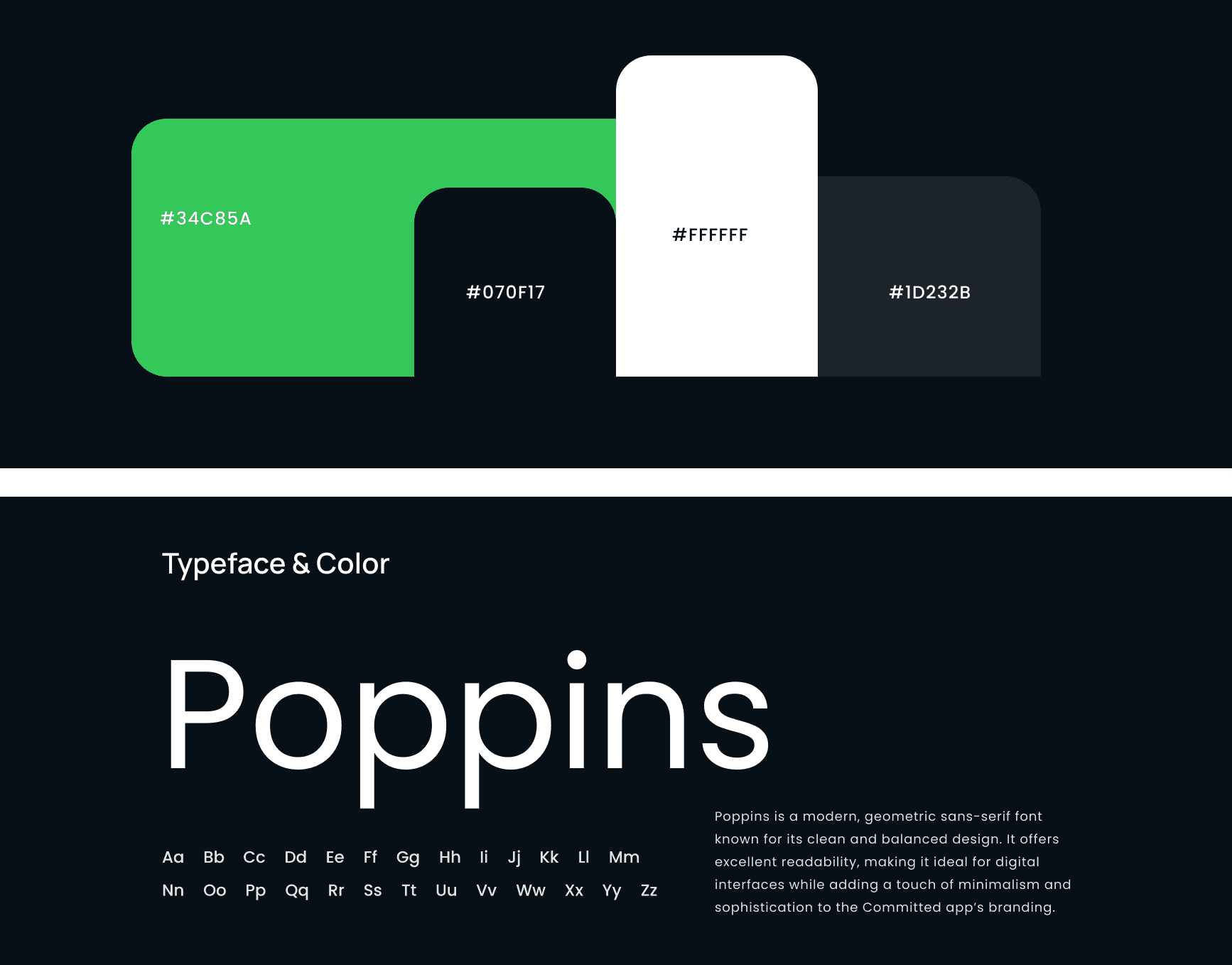 Committed App Style Guide