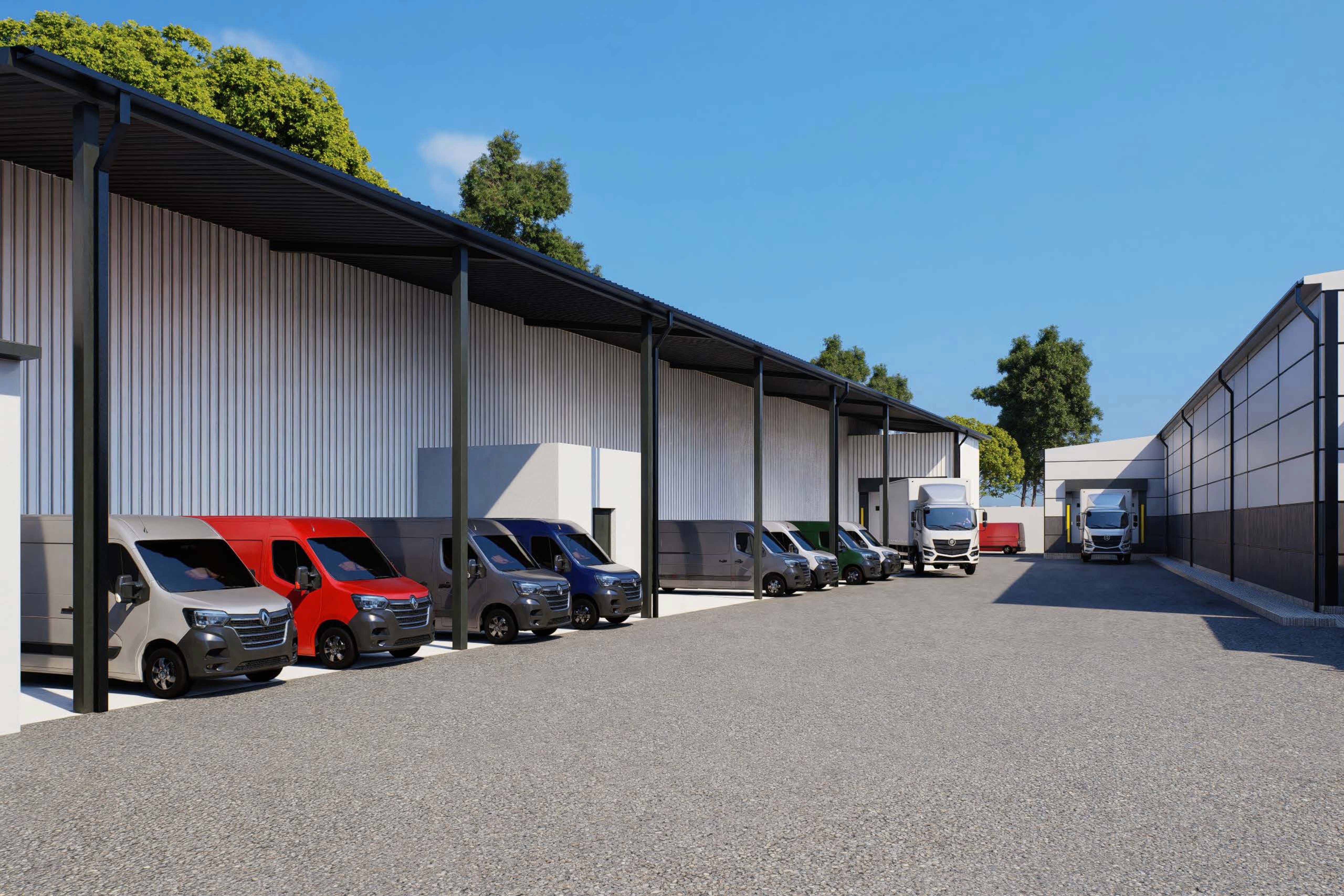 Архитектурный рендер фармацевтического склада