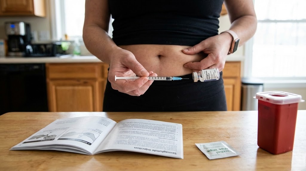 How to give semaglutide injection with syringe