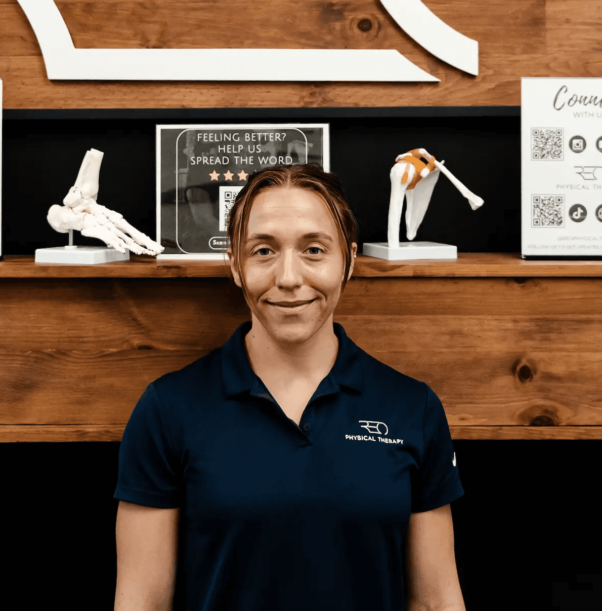Anna Brazil, PT, PDT for REO Physcial therapy clinics in Pasadena.