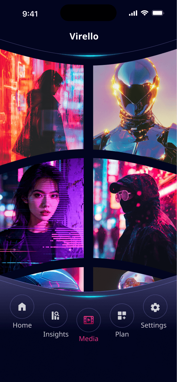 Virello Mockup Screen