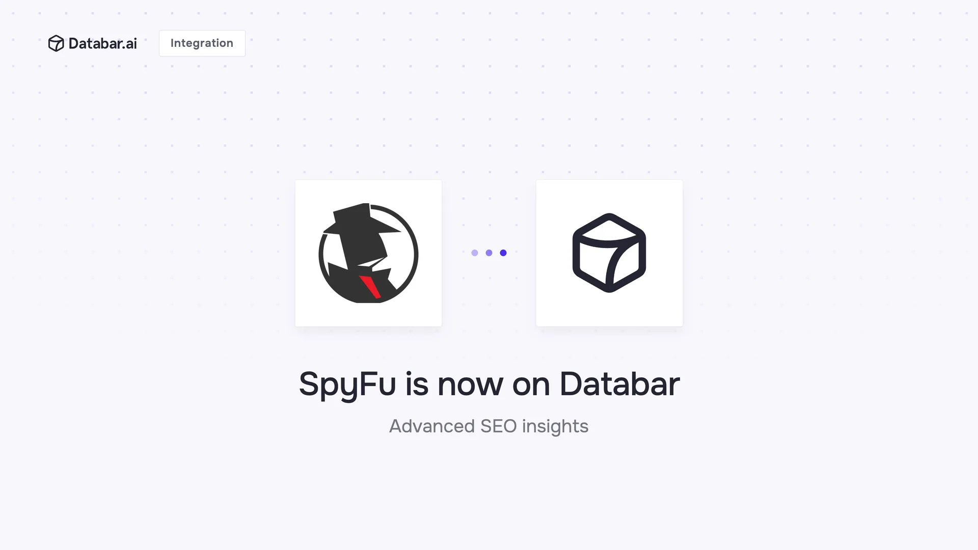 SpyFu is now on Databar — integration announcement