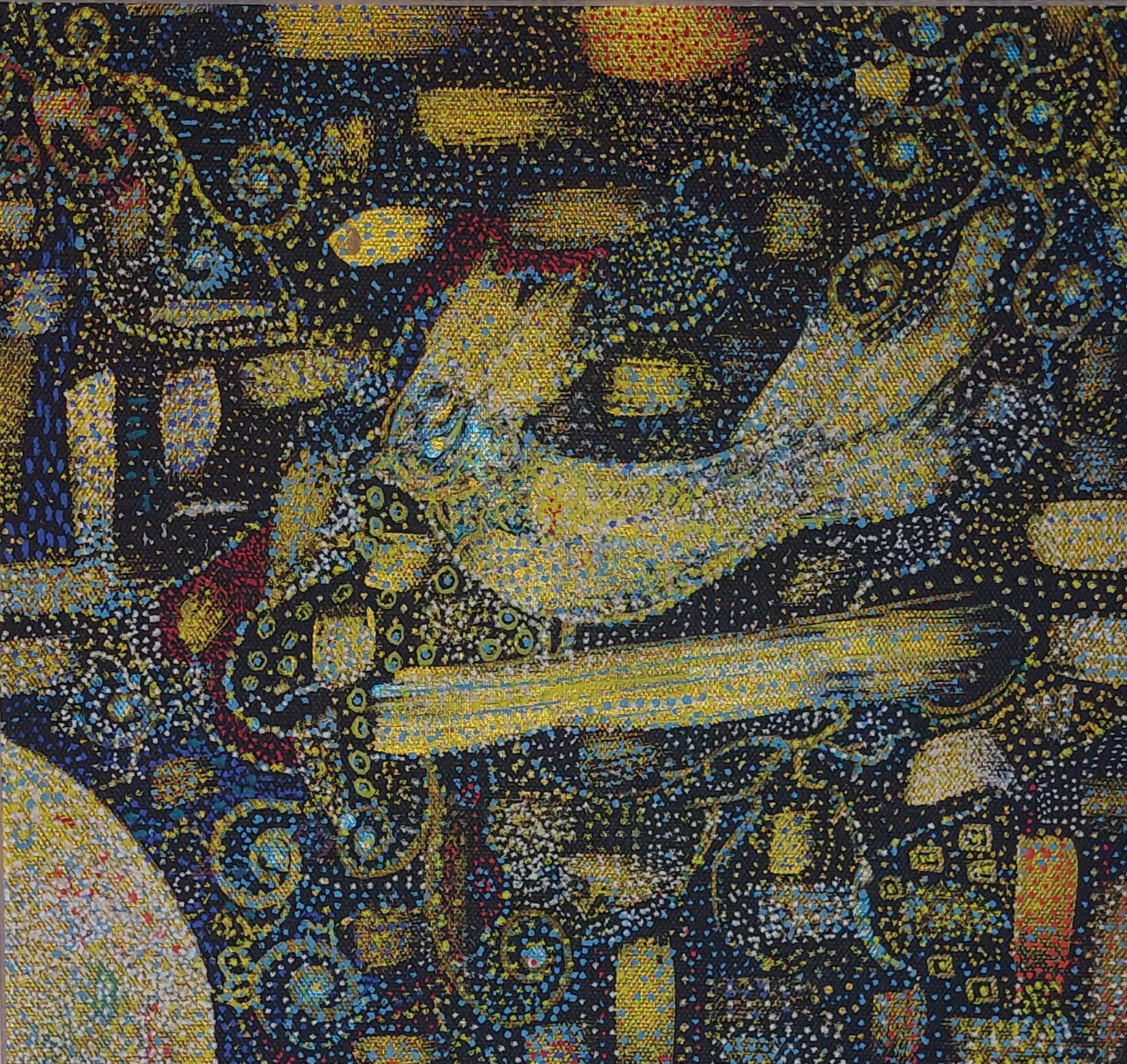 Peinture "oiseau d'espoir" de Meetini