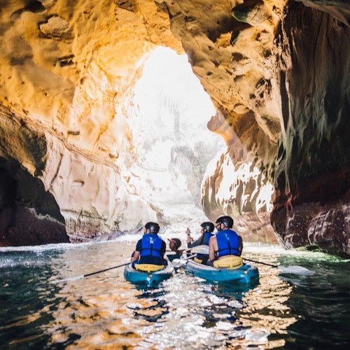 Inside Emerald Cave