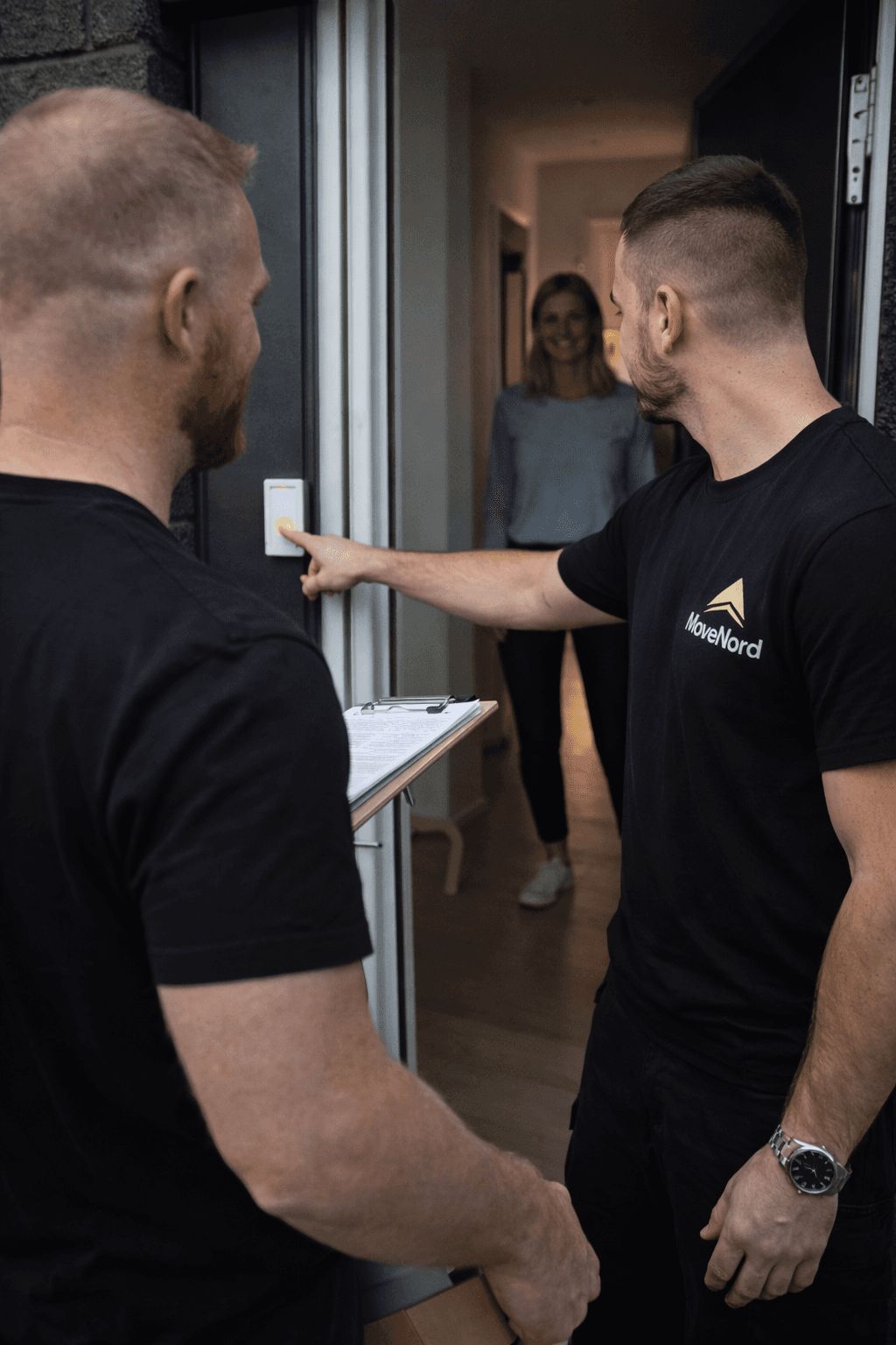 Athlete winning a race