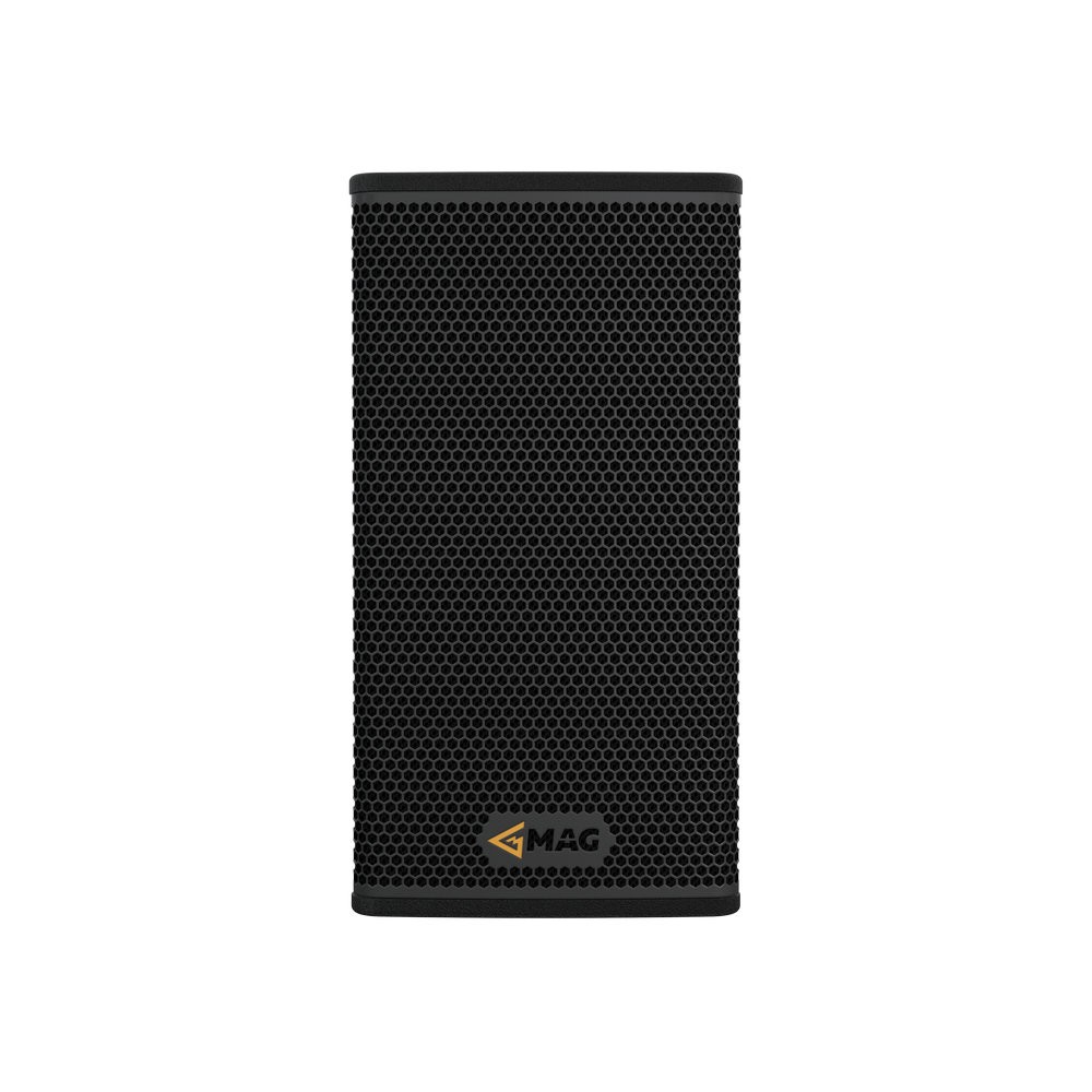 Black speaker with MAG logo
