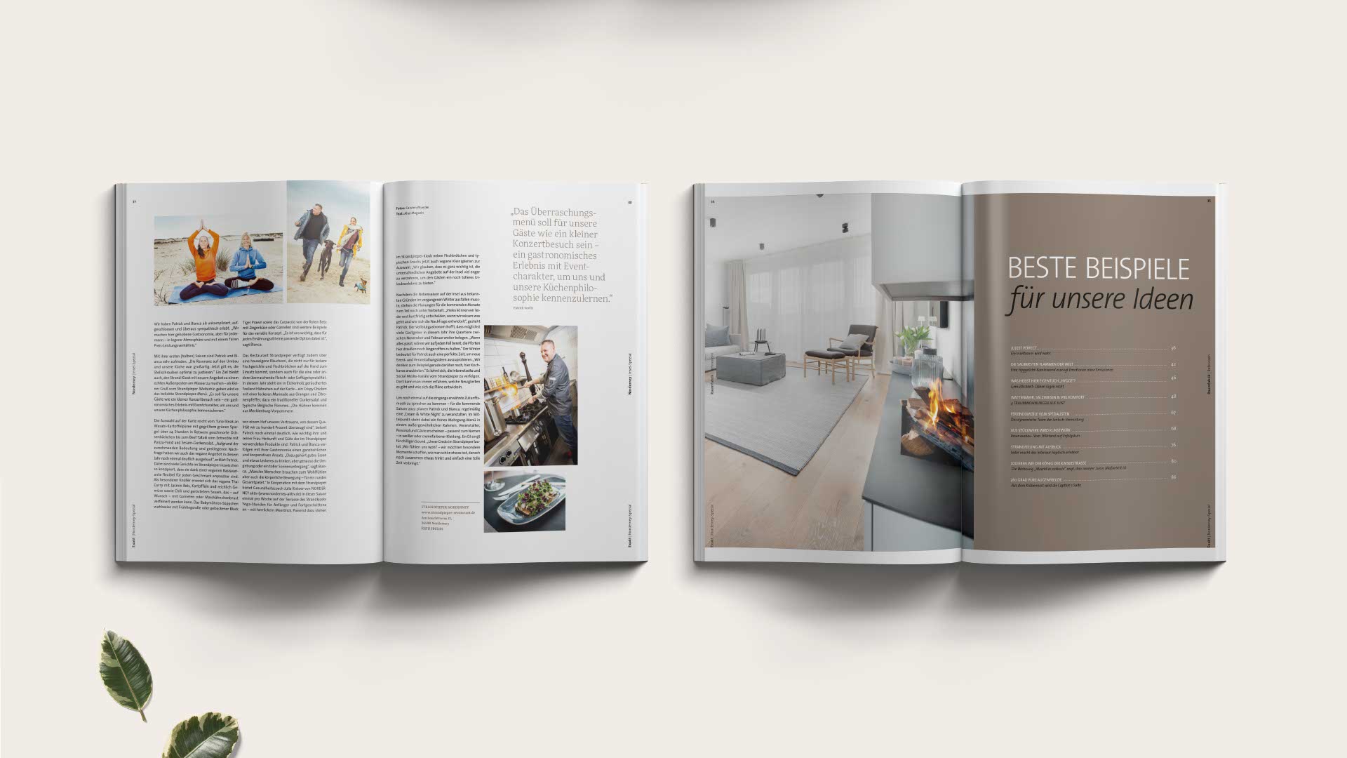 Magazindetail – visuell starke Verbindung von Text und Analyse