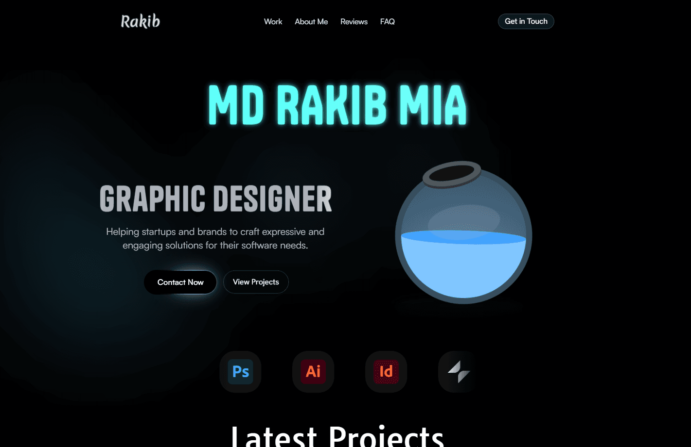 Realione Hero section