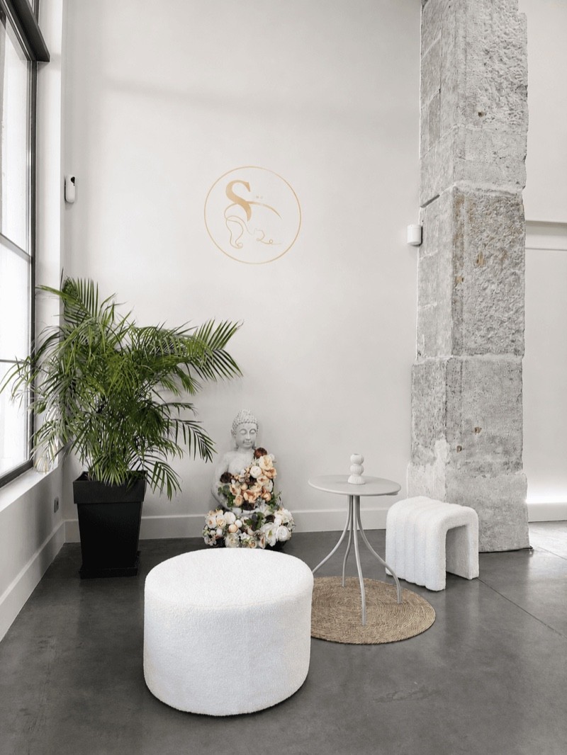 Détail de l’aménagement du studio Samnaïa