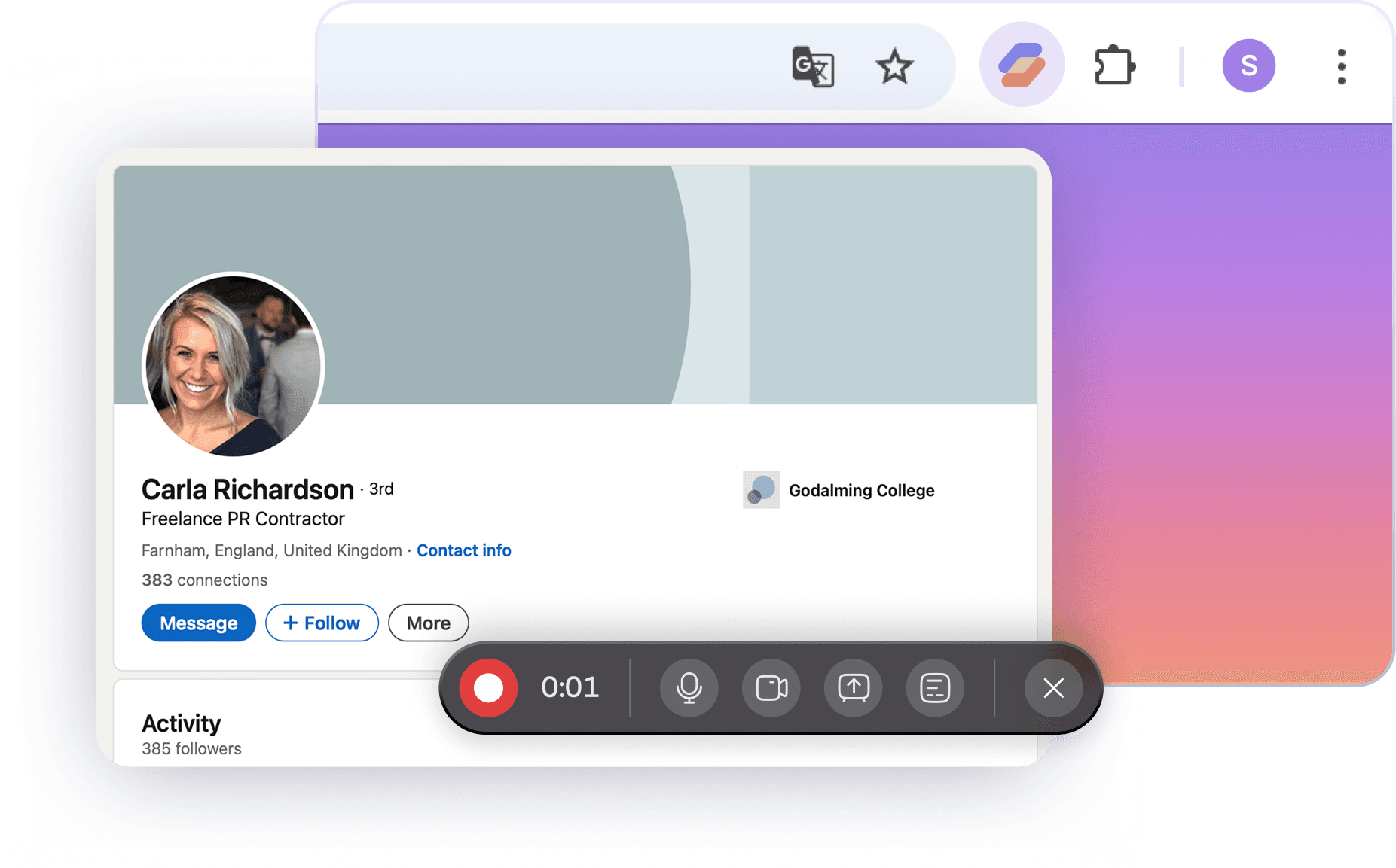 Sendr Chrome Extension