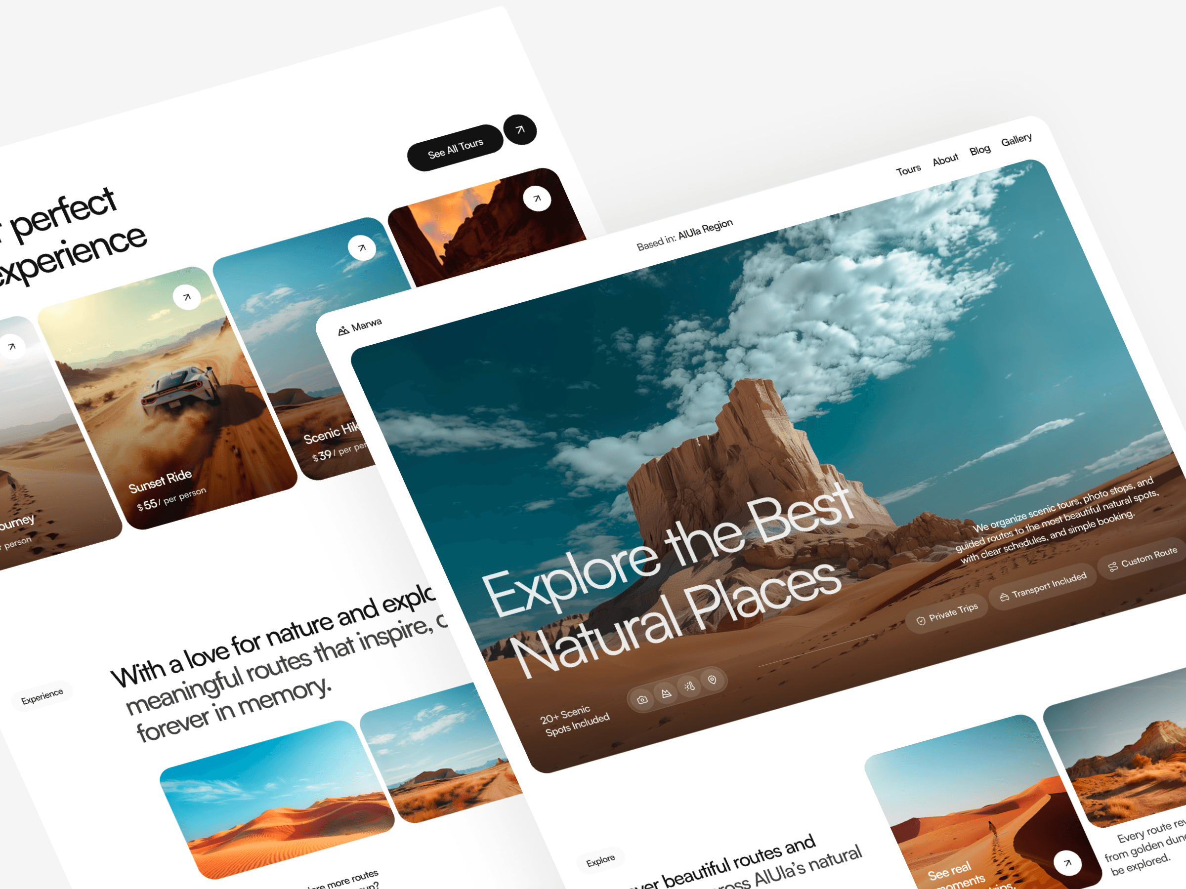 Marwa - Travel & Adventure Website Template