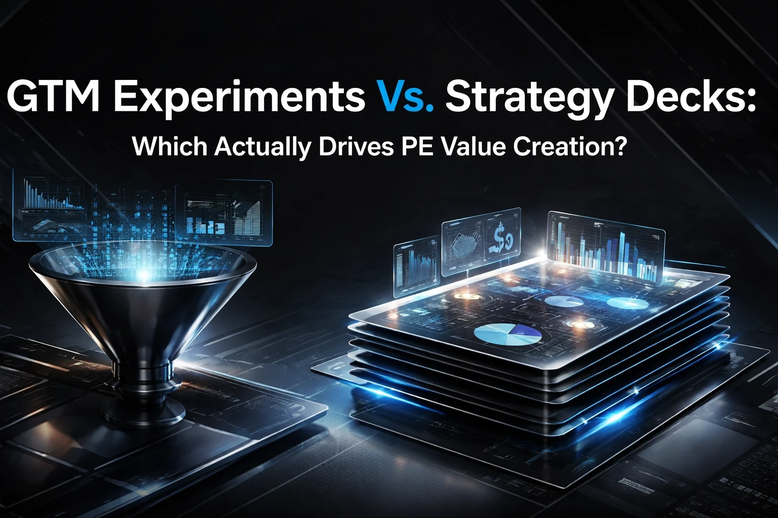 GTM Experiments Vs. Strategy Decks: Which Actually Drives PE Value Creation?