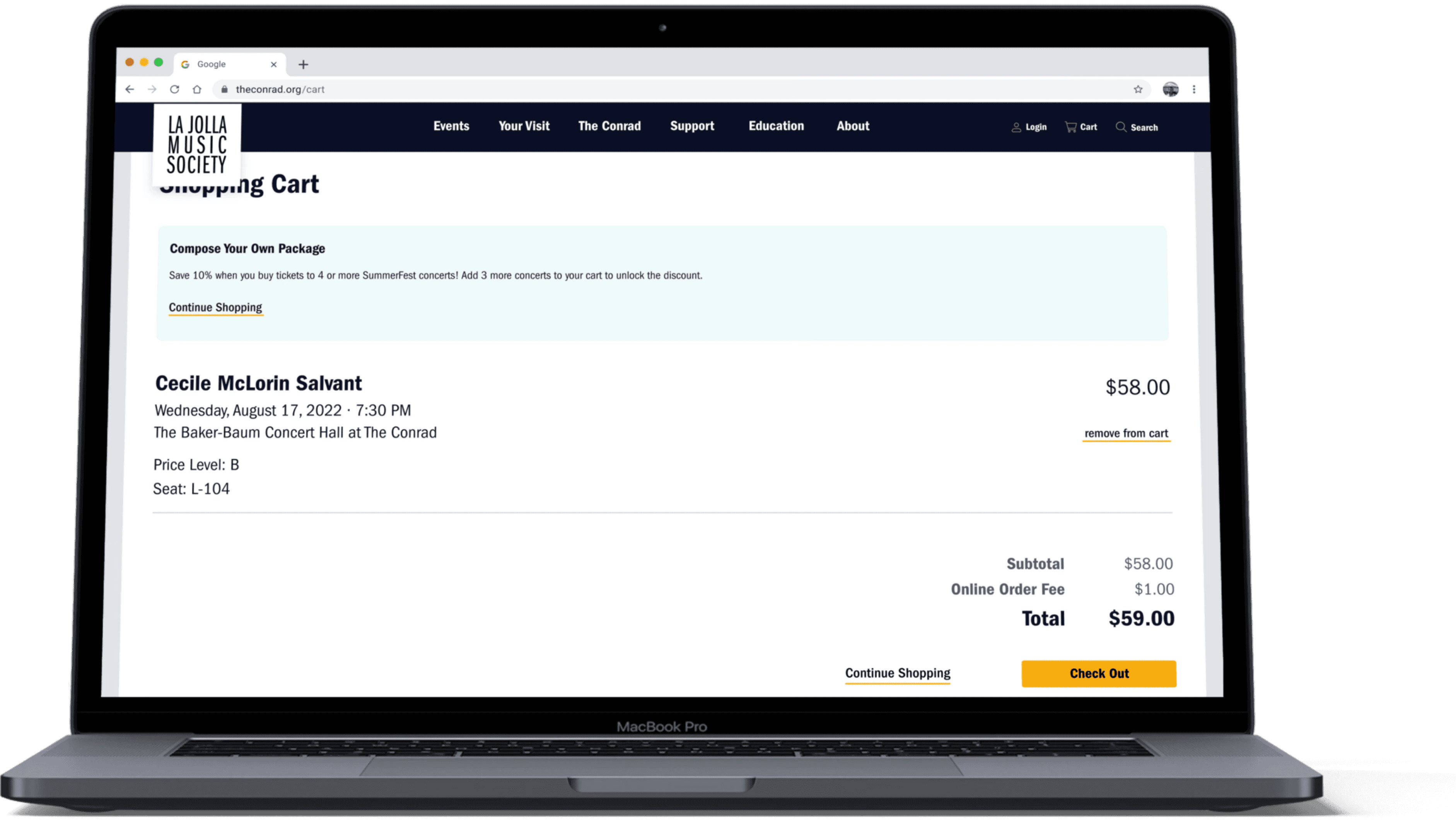 LJMS event detail page