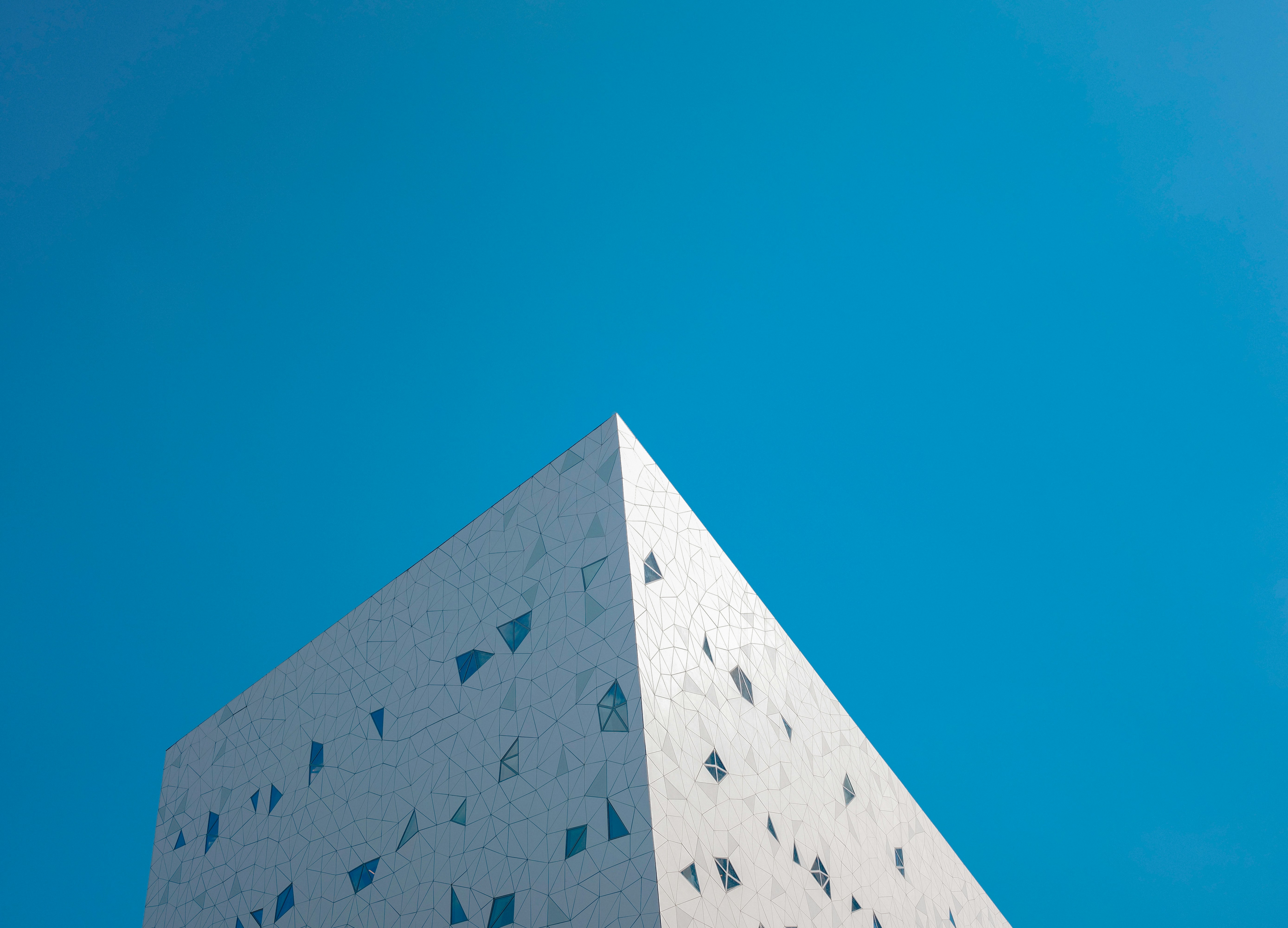 Geometric photo of a building.