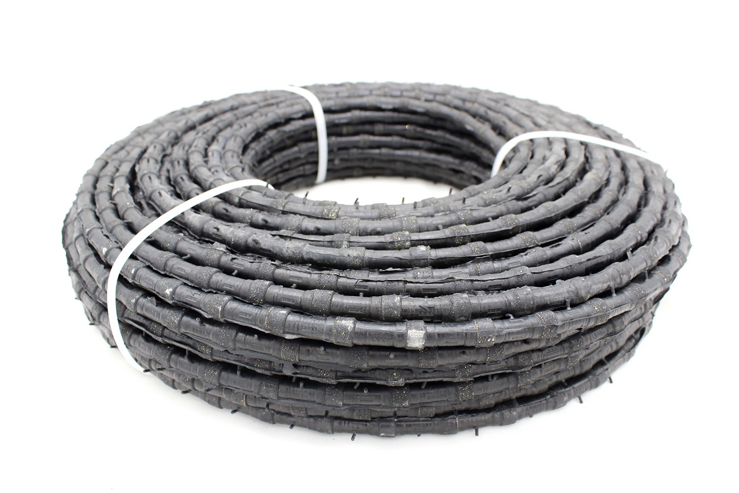 Full view of a coiled Diamond Wire Saw designed for reinforced concrete cutting.