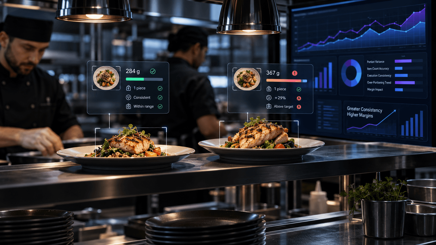 Kitchen portion analytics
