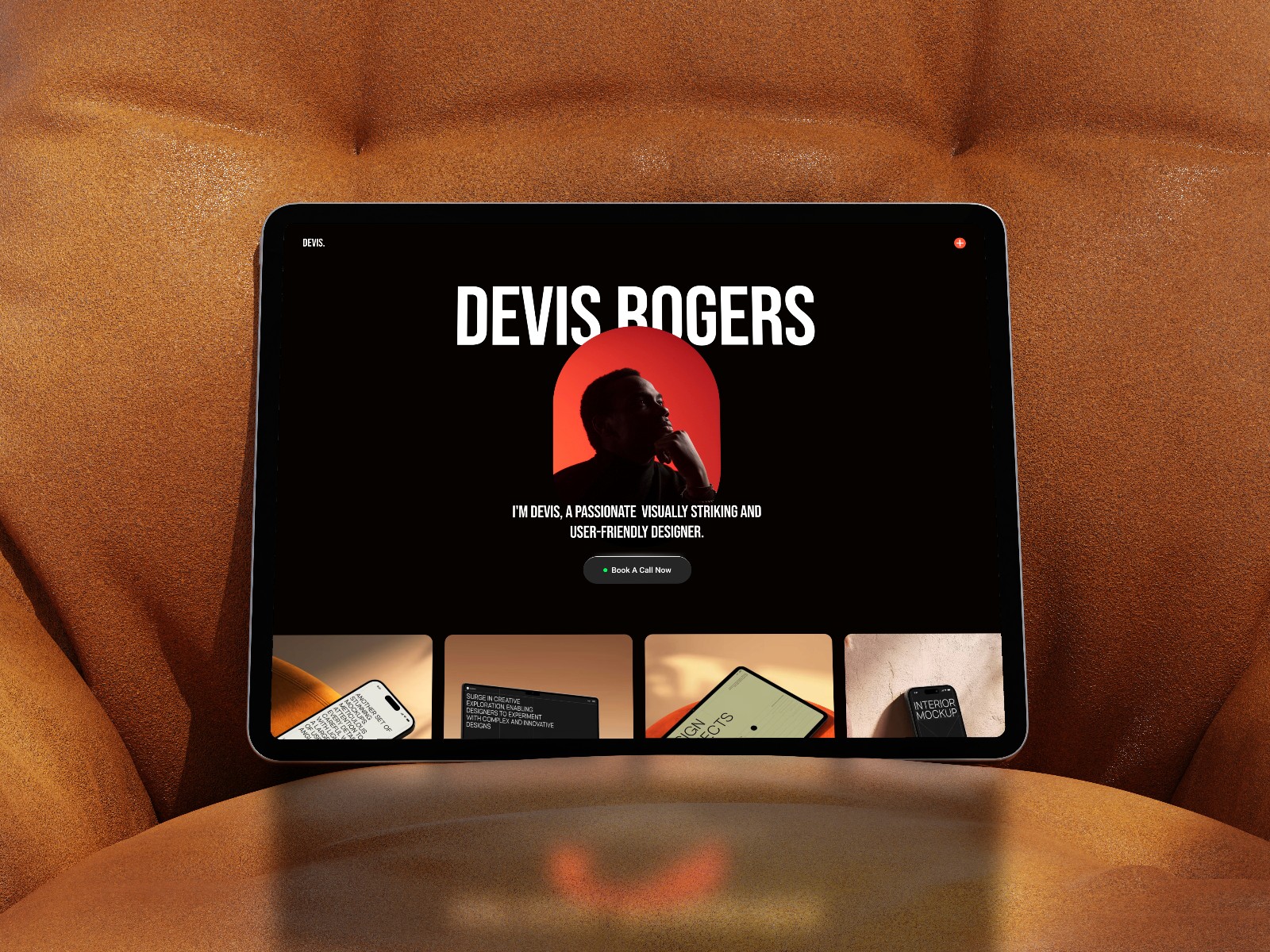 DevisRogers — 作品集网站设计灵感