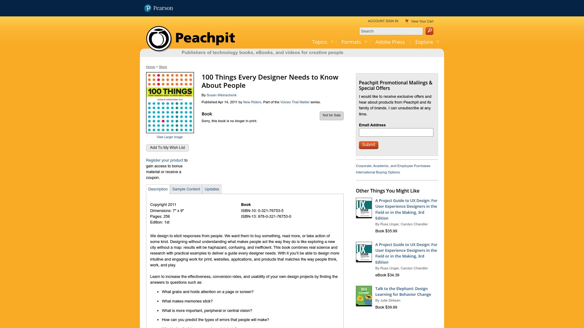 Top 10 Essential UX Books to Read in 2025 - 100 Things Every Designer Needs to Know About People by Susan Weinschenk