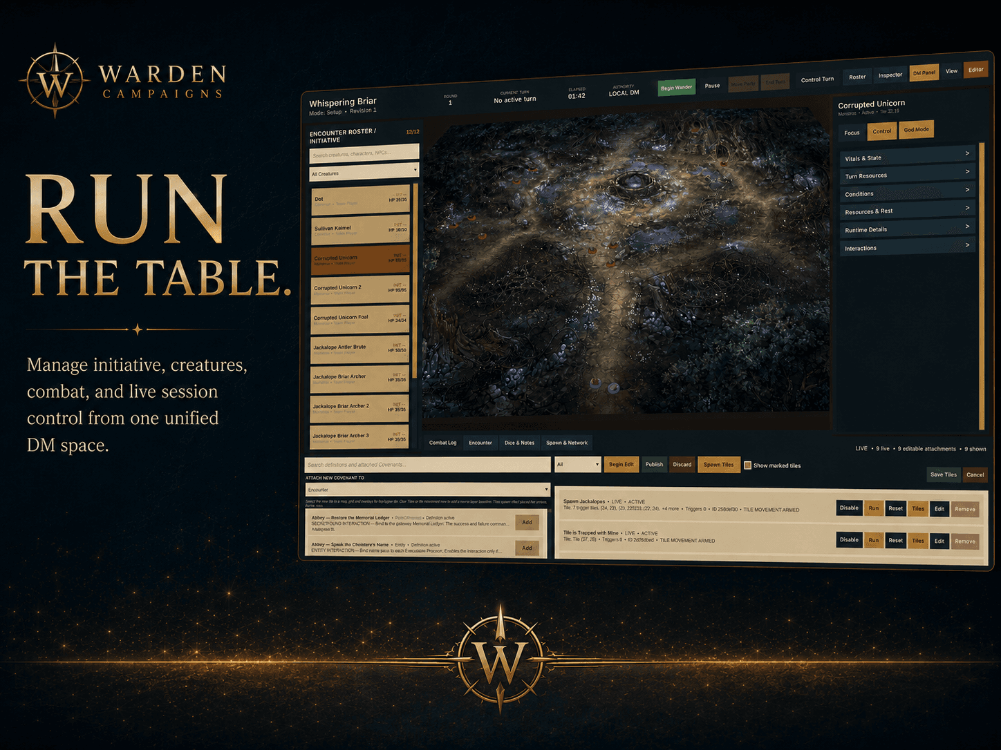 Warden Campaigns Run The Table screenshot