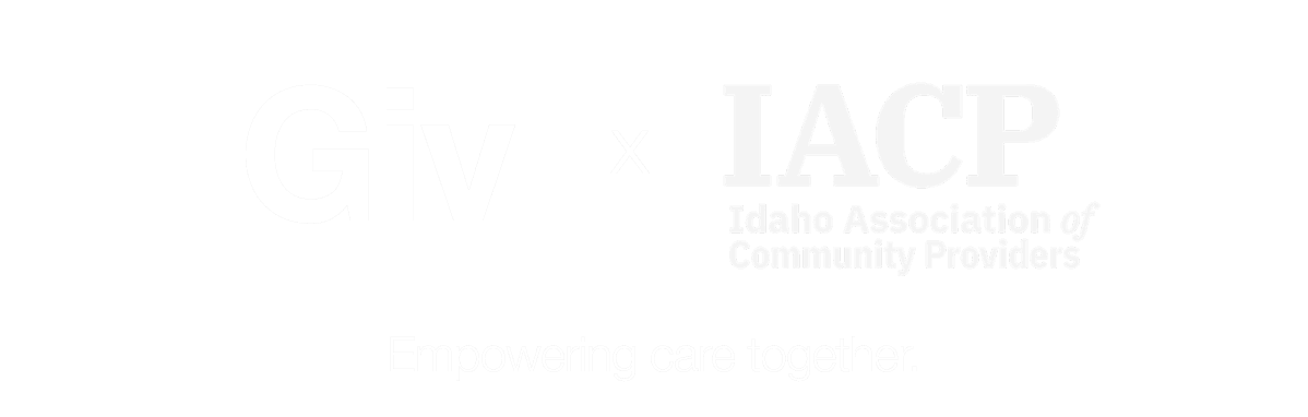 Giv and IACP logos together.