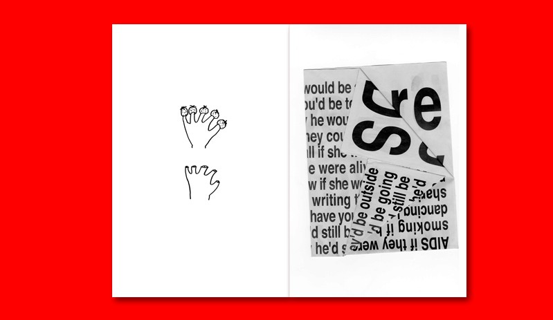 book layout with illustrations and a photograph
