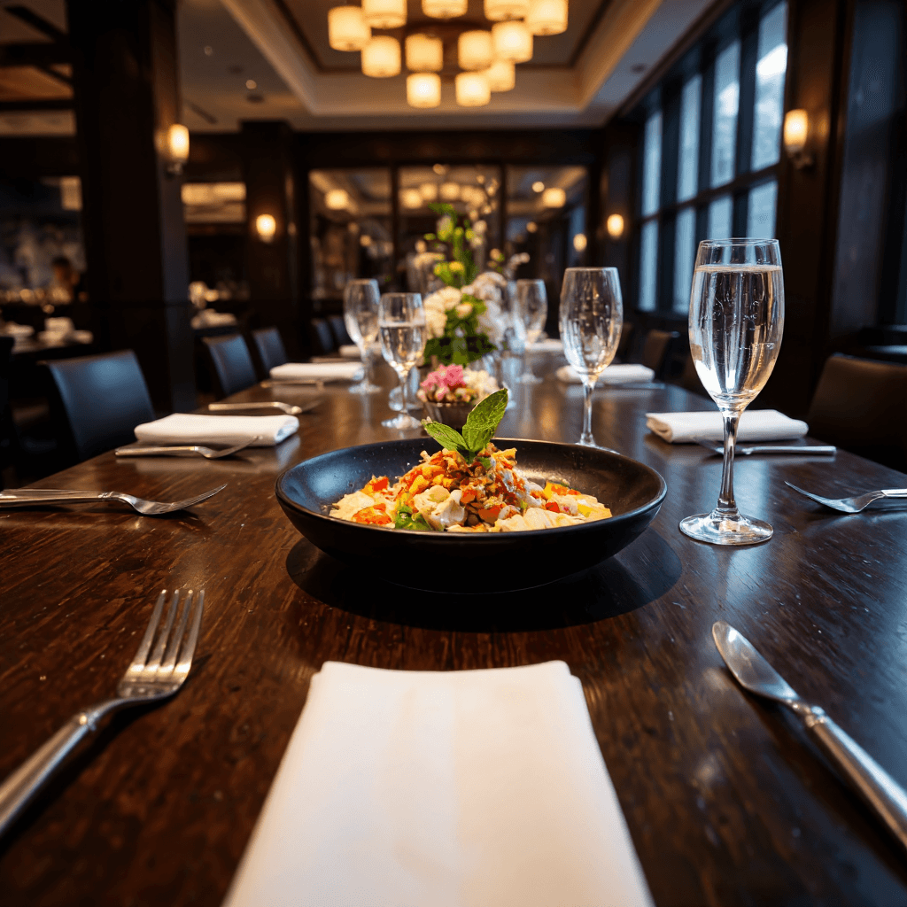 product photography of Gourmet Cuisine