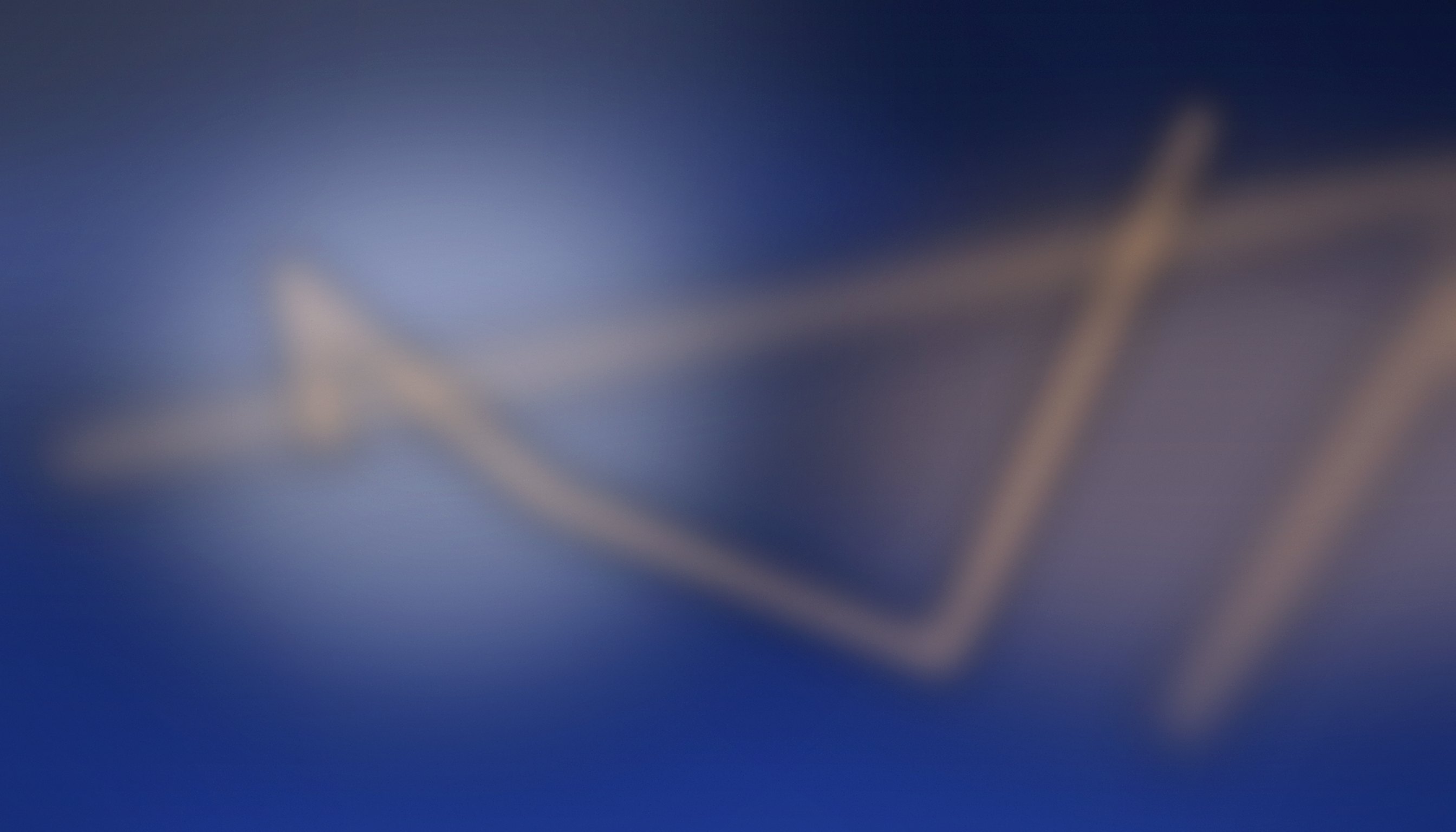 Cobalt-blue and rose-gold abstract editorial illustration for the b2b website acquisition system guide.