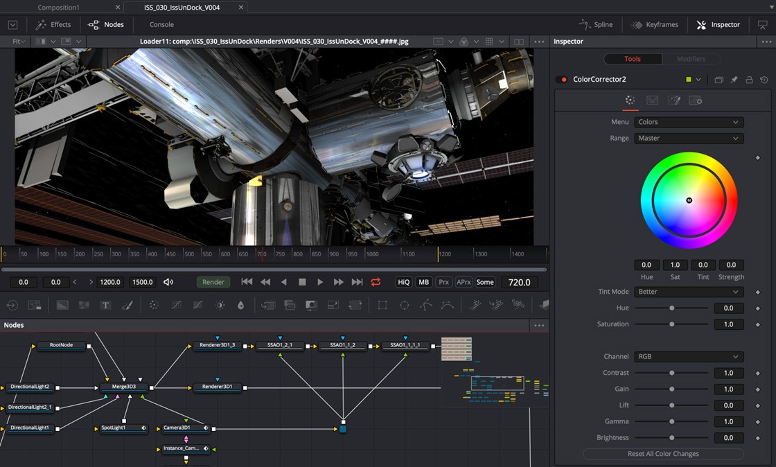 Blackmagic Fusion running on a cloud computer