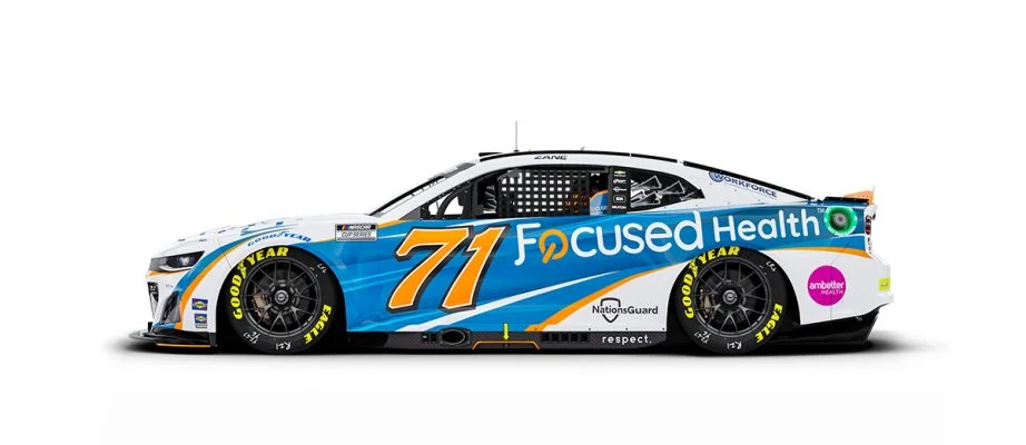 Zane Smith will drive the No. 71 Focused Health Chevrolet.