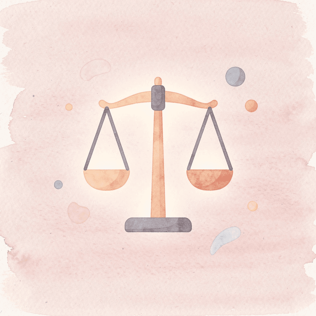 Scales of justice icon representing divine witness and oath-taking