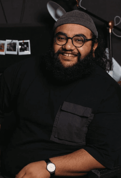 Portrait of a young man with beard