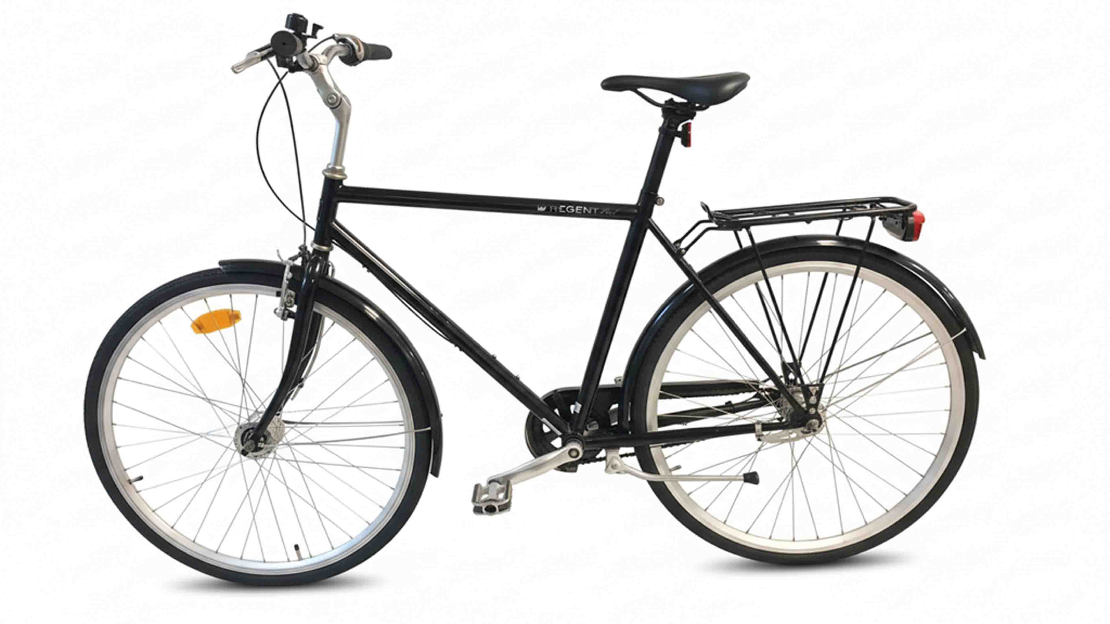 Regent damcykel 28 tum med 6 växlar och pakethållare – begagnad cykel servad hos cykelverkstad i Uppsala med full cykel service.