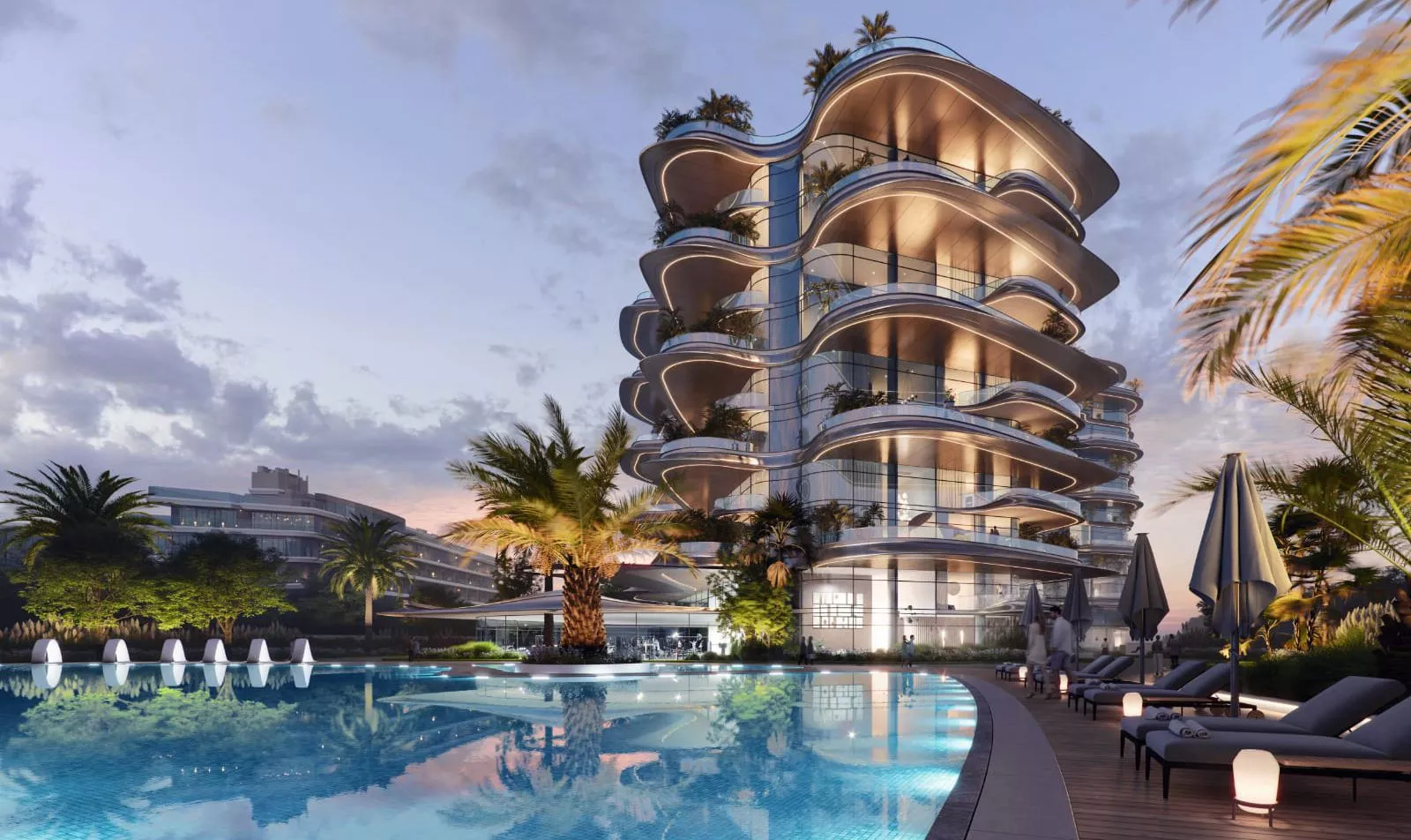 Vitalia Residences in Palm Jumeira Building