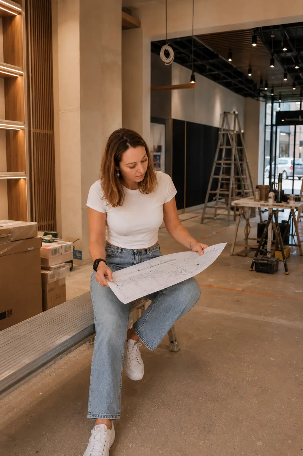Plans d'aménagement intérieur pour local professionnel sur le Bassin d'Arcachon