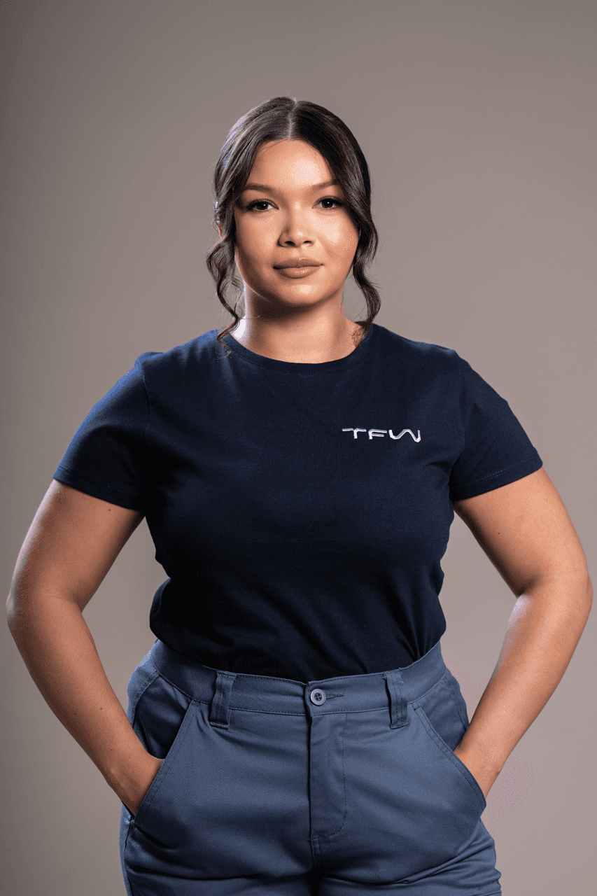 a woman wearing headphone