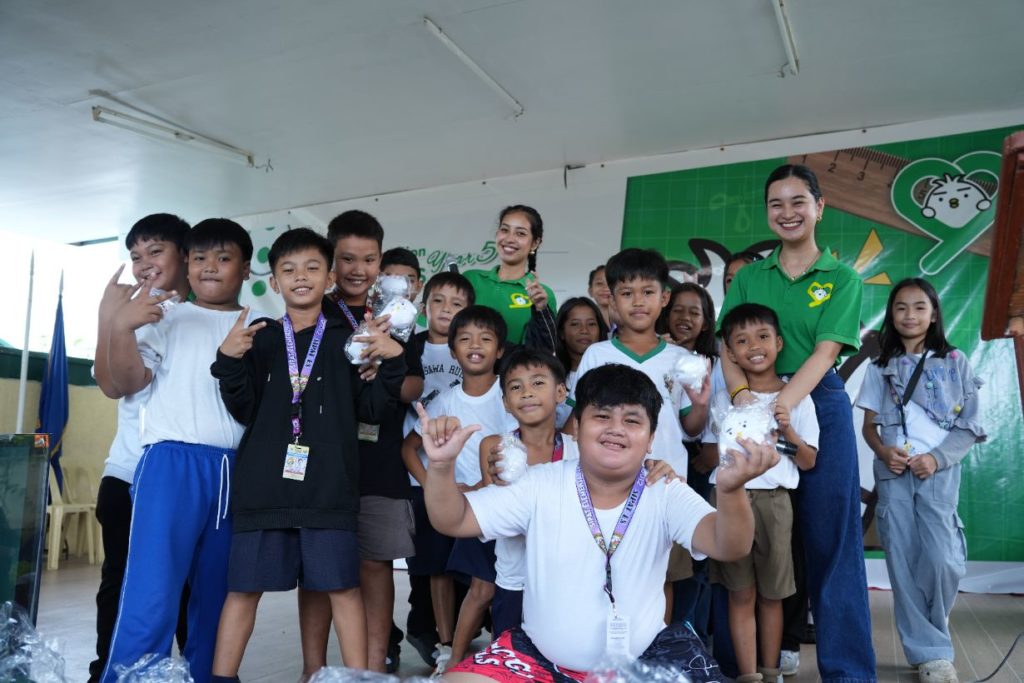Students from a school in Bulacan