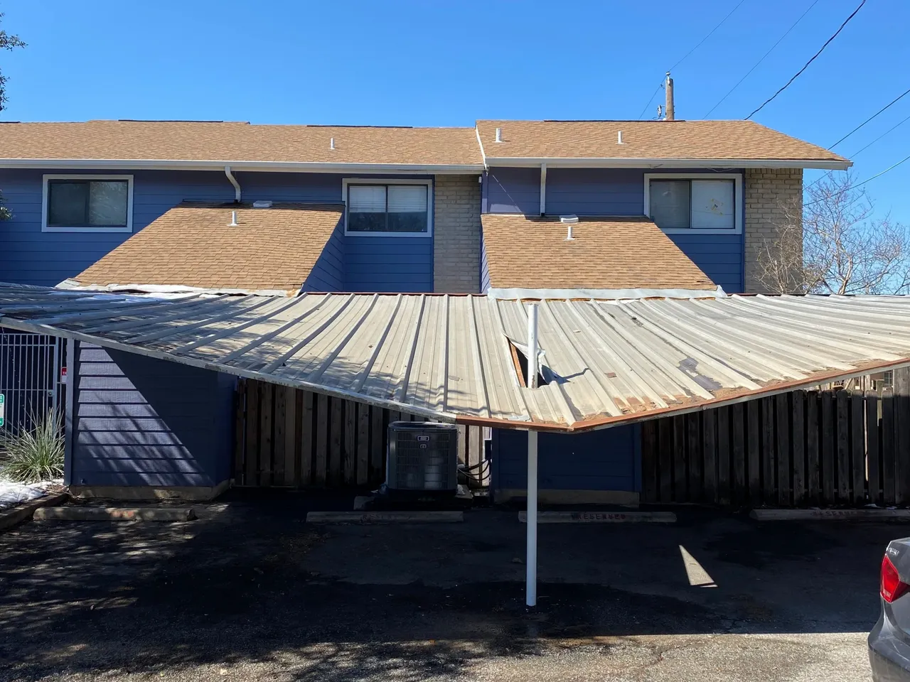 Damaged Carport