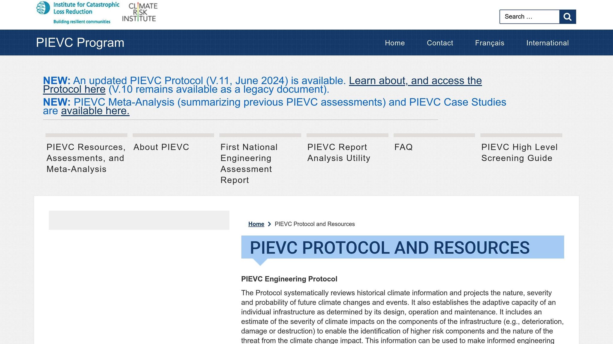 PIEVC Protocol