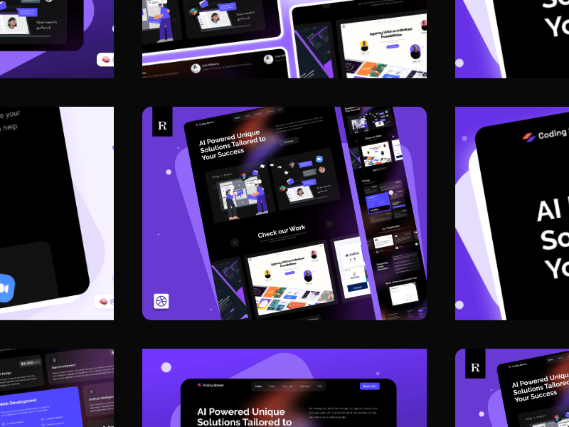 a show reel using the design