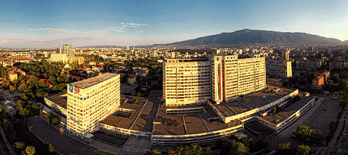 Medical University of Sofia Faculty of Medicine  campus arial view