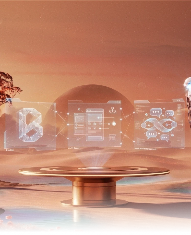 Servicios de UX UI, branding y social media con enfoque en diseño de experiencias digitales