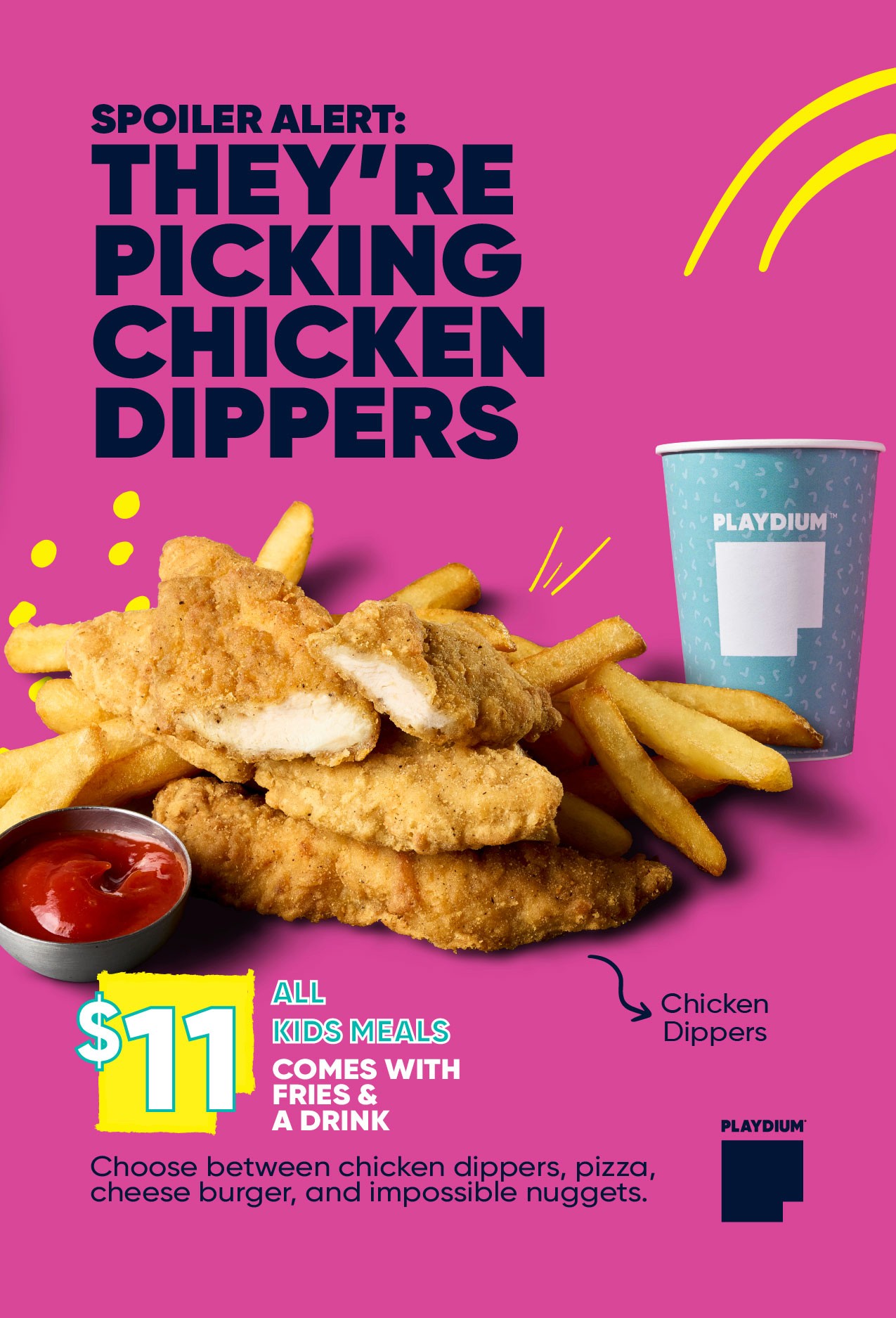 Minimalist lemon product photo with glass cup on pastel yellow background