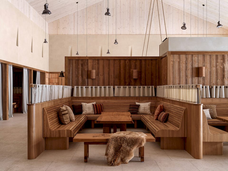 Интерьер Altai Banya в Altai Mountains Resort