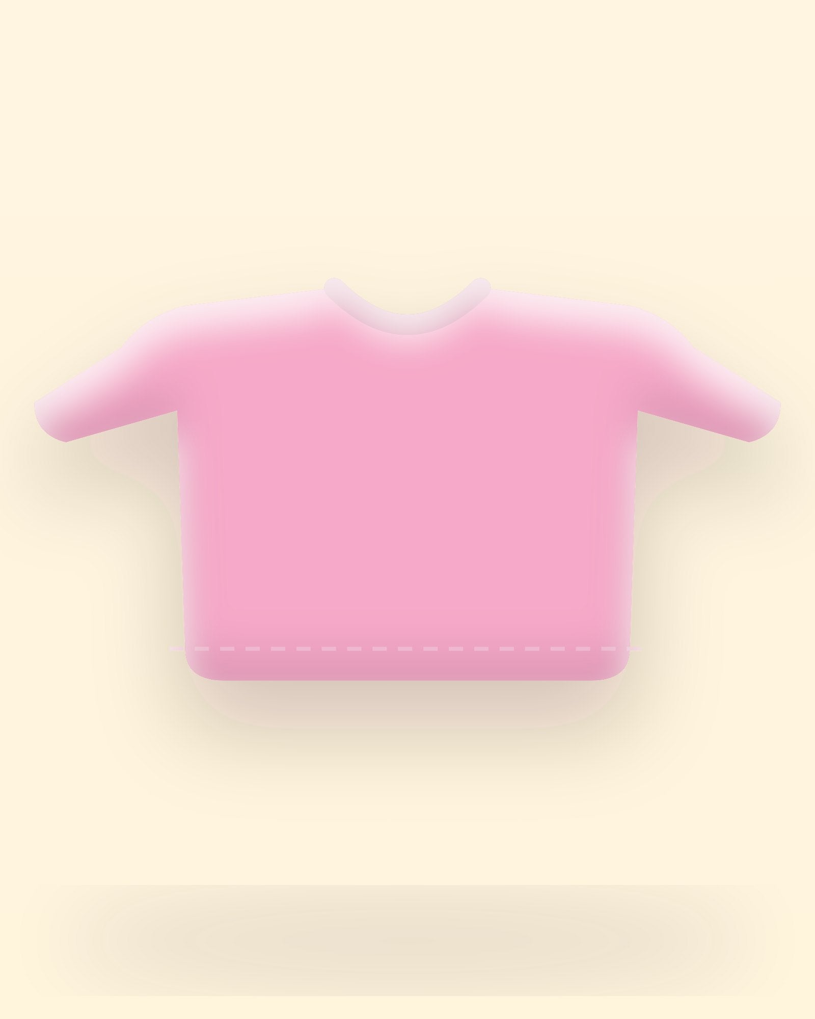 Cloud Nine Baby Tee in Bubblegum — detail
