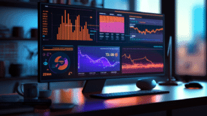 A detailed dashboard on a computer