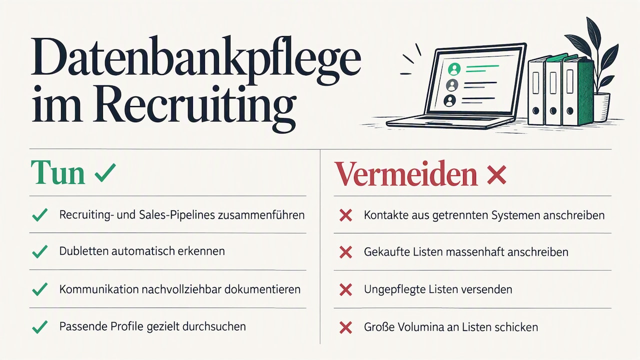 Unsere Perspektive: Zustellbarkeit beginnt in der Datenbank — overview diagram