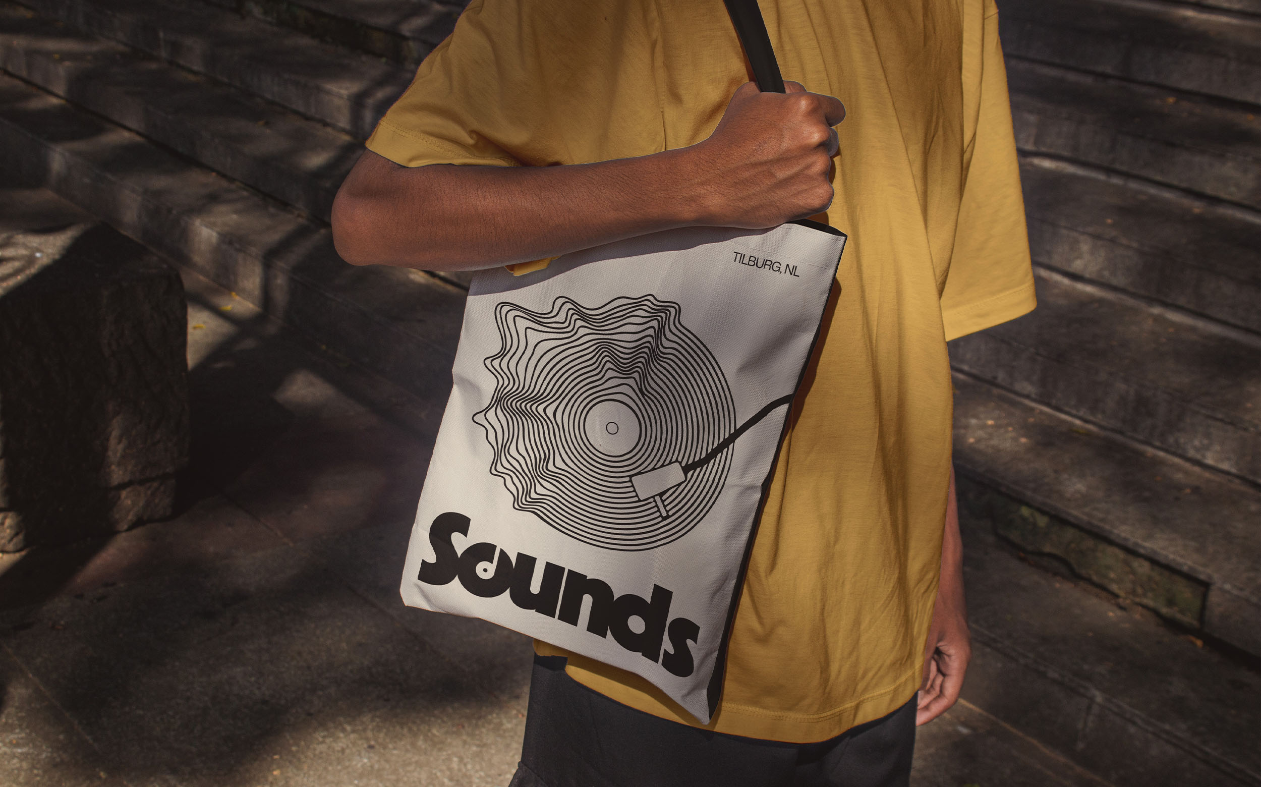 tote bag for record store merch