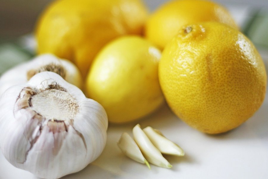Tisana limone e aglio